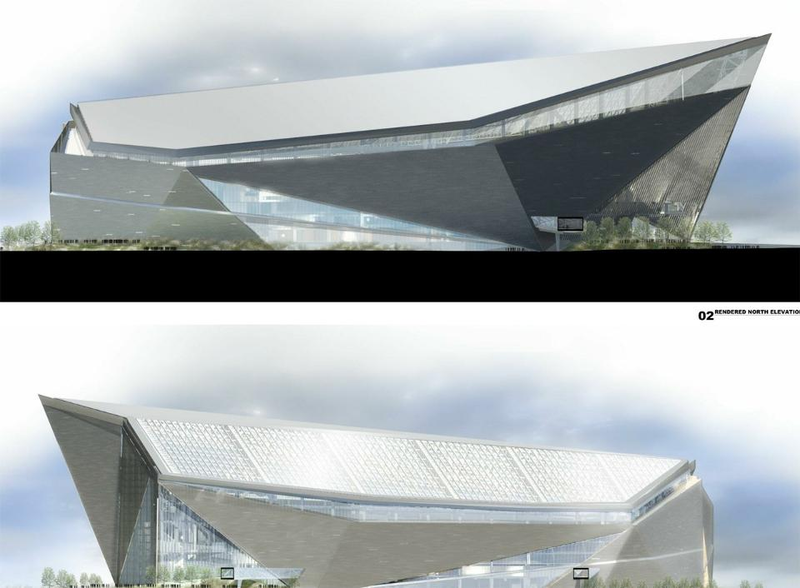 Illustration for article titled This Is The New Vikings Stadium